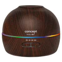 Concept ZV1006 zvlhčovač vzduchu s aromadifuzérem 2v1 Perfect air Wood, tmavé dřevo