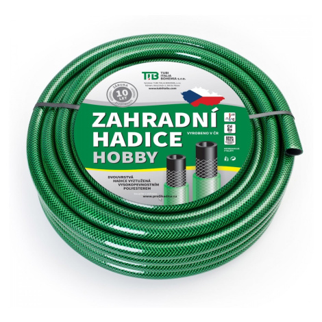 TUBI Hadice zahradní Hobby 1/2", černo/zelená - délka 25 m Tubifex
