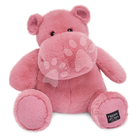 Plyšový hroch Hip Fun Hippo Exotique Histoire d’ Ours růžový 40 cm od 0 měsíců