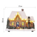 EMOS LED vánoční domek House 20,5 cm teplá bílá