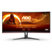 34" AOC CU34G2XE-BK VA/3440x1440/144Hz/1ms/Blck-Red