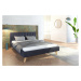 FDM Čalouněná manželská postel HEAVEN | 140 x 200 cm Barva: Fialová