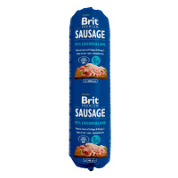 Brit Sausage 12 x 800 g - kuřecí a jehněčí