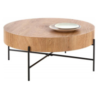 Konferenční stolek BROOKLYN - ocel, dekor dub