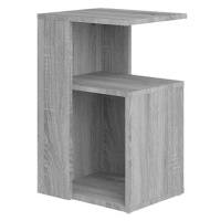 Odkládací stolek šedý sonoma 36 × 30 × 56 cm kompozitní dřevo