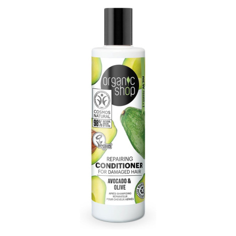 Organic Shop Regenerační kondicionér pro poškozené vlasy Avokádo a olivy 280 ml