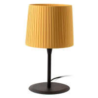 FARO SAMBA černá/skládaná žlutá stolní lampa