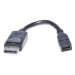 PremiumCord DisplayPort adapter na mini, DP/Male - mini DP/Female, 17cm; kportad07