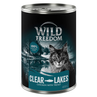 Wild Freedom konzervy, 24 x 400 g za skvělou cenu! - Adult Clear Lakes - Pstruh a kuře