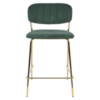 Tmavě zelené barové židle v sadě 2 ks 89 cm Jolien – White Label