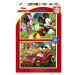 EDUCA Puzzle Mickey Mouse: Zábavní park 2 × 20 dílků