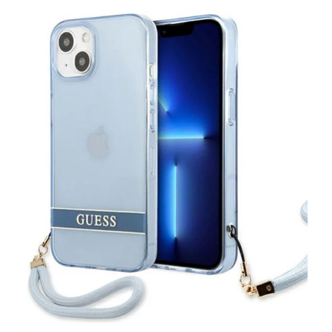 Kryt Guess GUHCP13SHTSGSB iPhone 13 mini 5,4" blue hardcase Translucent Stap (GUHCP13SHTSGSB)