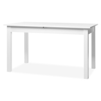 Jídelní stůl BUD bílá, 140x80 cm