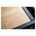 LuxD Designový stůl na notebook s úložným prostorem Giuliana 48 cm imitace dub