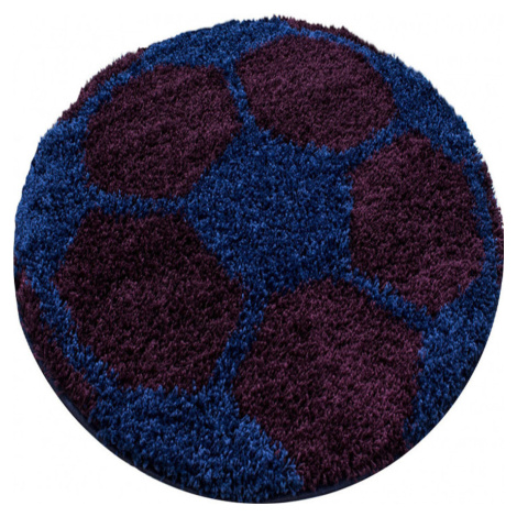 Ayyildiz koberce Dětský kusový koberec Fun 6001 navy Rozměry koberců: 100x100 (průměr) kruh