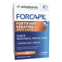 Arkopharma FORCAPIL Fortifiant Keratin ochrana pro vlasy a nehty 60cps.