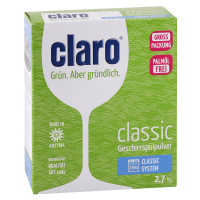 Claro Classic prášek do myčky nádobí 2,7 kg