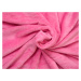 Tmavě růžová mikroplyšová deka VIOLET, 200x230 cm