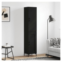 vidaXL Skříň highboard černá 34,5 x 34 x 180 cm kompozitní dřevo