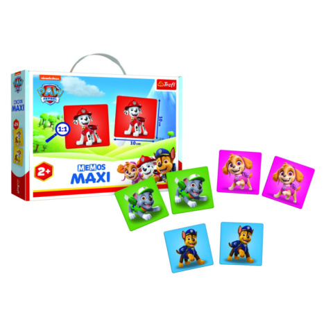 Pexeso Maxi Tlapková patrola/Paw Patrol 24 kusů společenská hra v krabici 37x29x6cm 24m+ Trefl