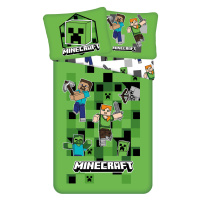 Jerry Fabrics Povlečení z mikrovlákna 140x200 + 70x90 cm - Minecraft 