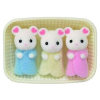 Sylvanian Families Baby Marshmallow myšky trojčata