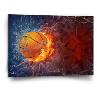 Sablio Obraz Basketbalový míč - 90x60 cm