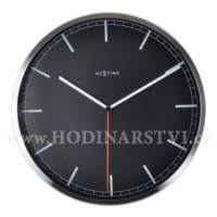 Hodiny NEXTIME 3071zw Company Black Stripe 35cm