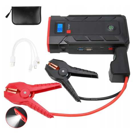 Výkonná Powerbanka Pro Startování Auta Jump Starter Booster 12V+KLEMY