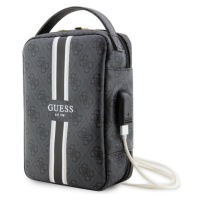 Guess PU 4G Printed Stripes Travel Universal Bag černé