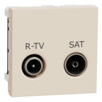 Schneider Electric Nová Unica televizní zásuvka TV/R+SAT individuální béžová NU345444