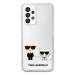 Karl Lagerfeld KLHCA53CKTR hard silikonové pouzdro Samsung Galaxy A53 5G transparent Karl & Chou
