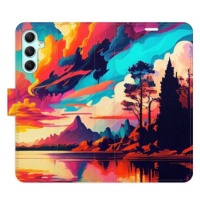 iSaprio flip pouzdro Colorful Mountains 02 pro Samsung Galaxy A34 5G