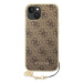 Guess GUHCP14MGF4GBR hard silikonové pouzdro iPhone 14 PLUS 6.7" brown 4G Charms Collection