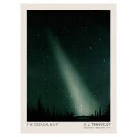 Obrazová reprodukce The Zodiacal Light (Stargazing / Vintage Space Station / Astronomy / Celesti