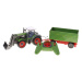 mamido Traktor s vlečkou na dálkové ovládání RC zelený