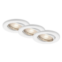 3 LED vestavné svítidlo, Ø 8,6 cm, 5 W, bílé