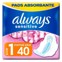 Always Sensitive Normal Plus 1 vložky 40ks