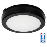 LED Koupelnové stropní svítidlo se senzorem NAIROS LED/12W/230V IP65 černá + DO