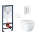 Závěsný wc set do lehkých stěn / předstěnová montáž GROHE Euro Ceramic SIKOGRSEUASH0