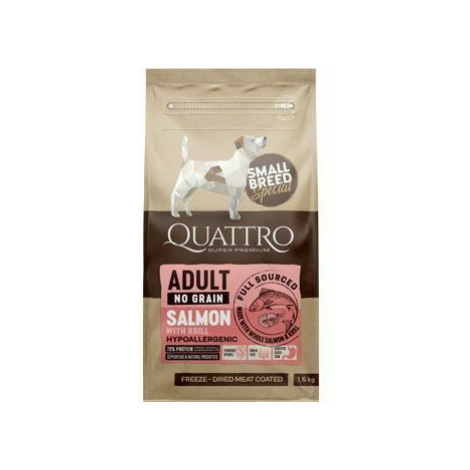QUATTRO Dog Dry SB Adult Losos&Krill 7kg sleva