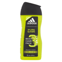 Adidas Pure Game Relaxing sprchový gel na tělo, tvář & vlasy 250ml