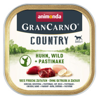 Animonda GranCarno Adult Country 44 × 150 g Výhodné balení - Kuřecí, zvěřina a pastinák