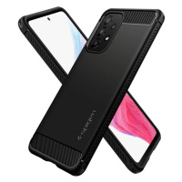 Spigen Rugged Armor silikonové pouzdro na Samsung Galaxy A53 5G Matte black