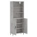 vidaXL Skříň highboard betonově šedá 69,5x34x180 cm kompozitní dřevo