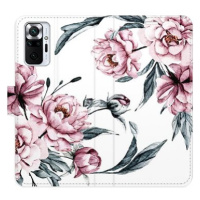 iSaprio flip pouzdro Pink Flowers pro Xiaomi Redmi Note 10 Pro