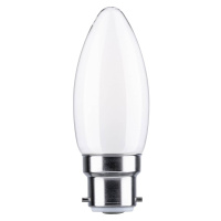 Paulmann Paulmann LED žárovka-svíčka B22d 4,7W 2 700K opál