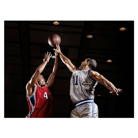Umělecká fotografie Basketball player trying to take basketball, Patrik Giardino, (40 x 30 cm)