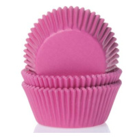House of Marie Mini košíčky na muffiny tmavě růžové 60 ks