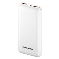 AlzaPower Onyx 20000mAh Fast Charge + PD3.0 bílá
